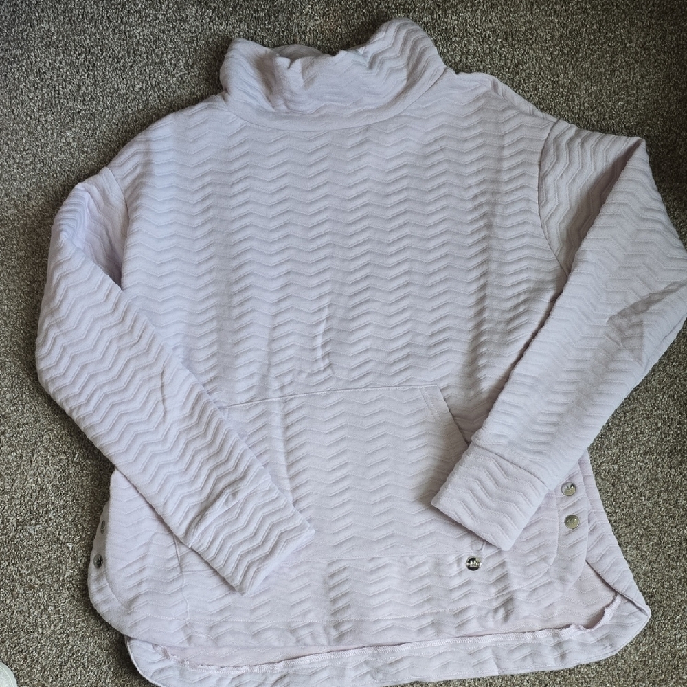 Jones New York Purple Cowl Neck Sweater